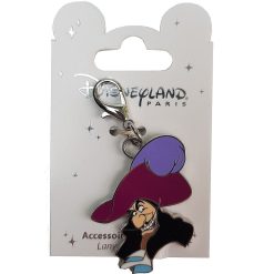 Disneyland Paris Peter Pan Captain Hook Pin Trading Lanyard Charm