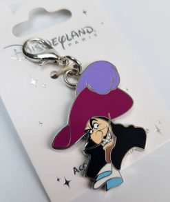 Disneyland Paris Peter Pan Captain Hook Pin Trading Lanyard Charm