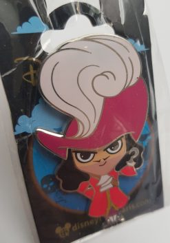 Disneyland Paris Peter Pan Cute Captain Hook Pin Trading Badge