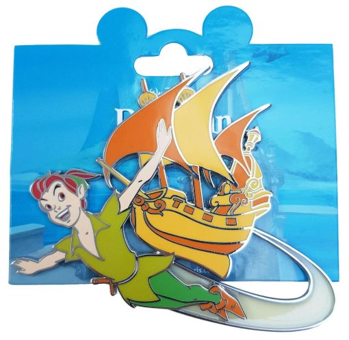 Disneyland Paris Peter Pan Flying Ship Boat Large Pin Trading Badge