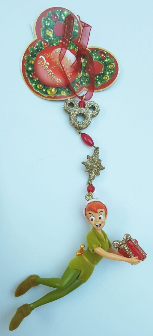 Disneyland Paris Peter Pan Hanging Christmas Tree Decoration - REPAIRED