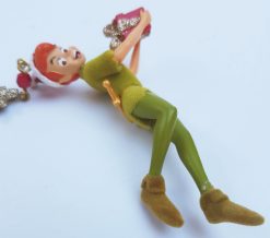 Disneyland Paris Peter Pan Hanging Christmas Tree Decoration - REPAIRED