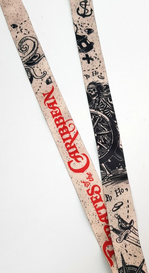 Disneyland Paris Pirates Of The Caribbean Pin Trading Lanyard