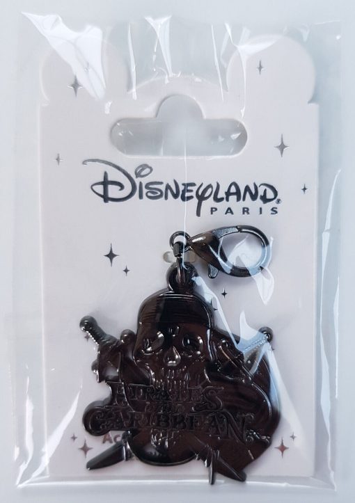 Disneyland Paris Pirates Of The Caribbean Pin Trading Lanyard Charm Clip