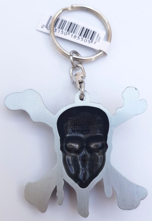 Disneyland Paris Pirates Of The Caribbean Skull & Crossbones Keyring