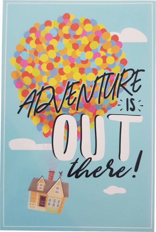 Disneyland Paris Pixar Up House Balloons Adventure Is Out There Postcard