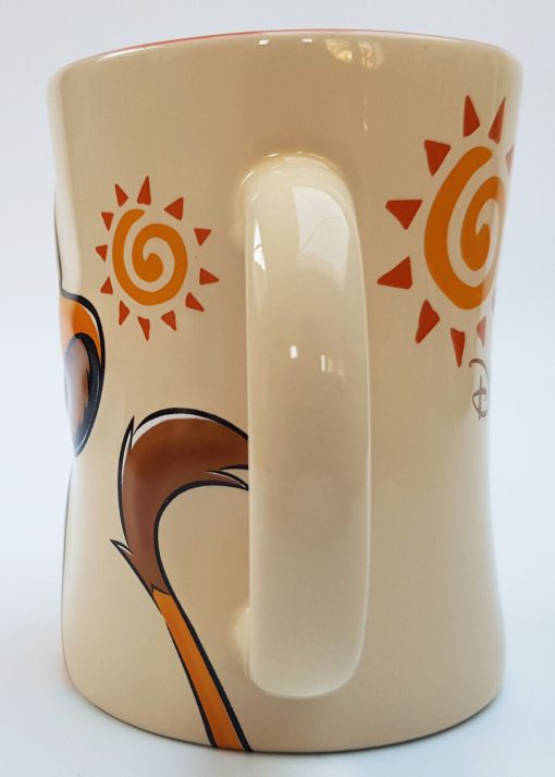 Disneyland Paris Simba Lion King Character Portrait Yellow Mug