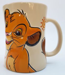 Disneyland Paris Simba Lion King Character Portrait Yellow Mug