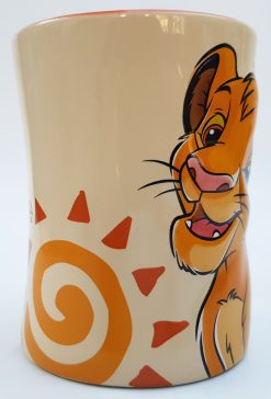 Disneyland Paris Simba Lion King Character Portrait Yellow Mug