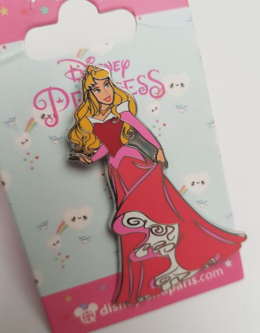 Disneyland Paris Sleeping Beauty Princess Aurora Pin Trading Badge