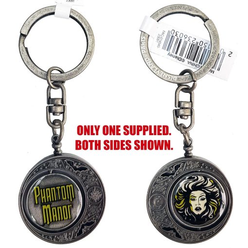 Disneyland Paris Spinning Phantom Manor Madame Leota Metal Keyring