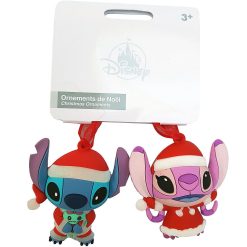 Disneyland Paris Stitch & Angel Hanging Christmas Tree Decoration