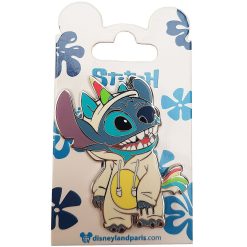 Disneyland Paris Stitch In Rainbow Unicorn Costume Pin Trading Badge