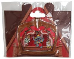 Disneyland Paris Stitch & Scrump As Pinocchio Puppets Pin Trading Badge