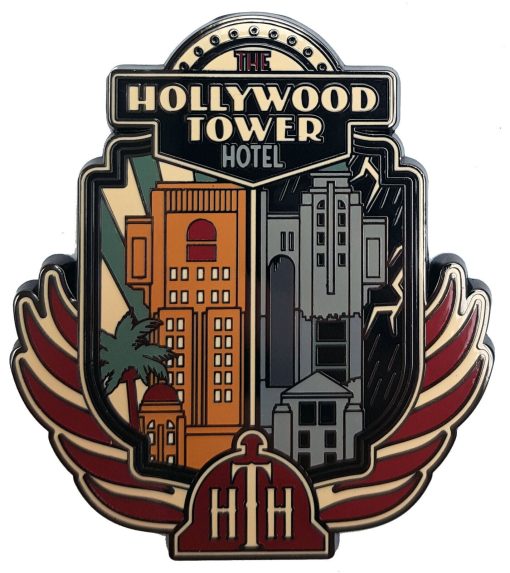 Disneyland Paris The Hollywood Tower Of Terror Hotel Fridge Magnet