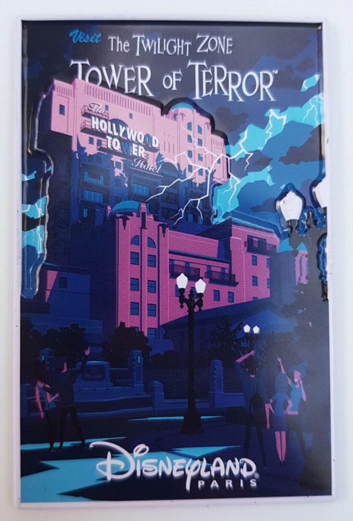 Disneyland Paris The Hollywood Tower Of Terror Hotel Fridge Magnet Shop The Mouse