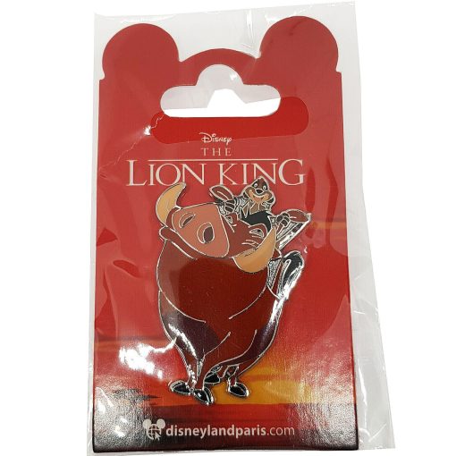 Disneyland Paris The Lion King Timon & Pumbaa Pin Trading Badge