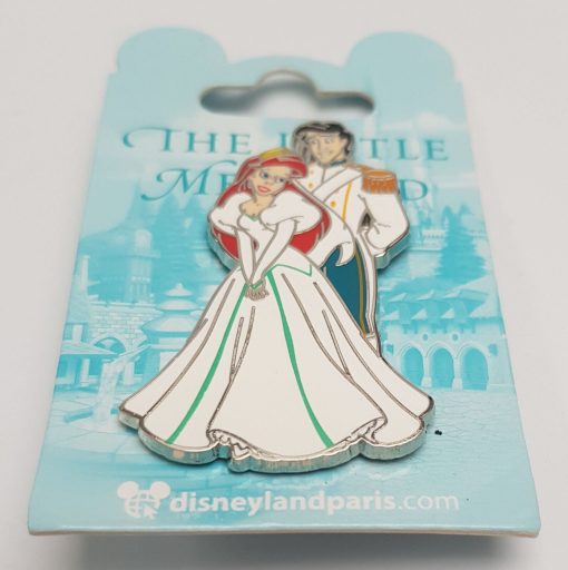 Disneyland Paris The Little Mermaid Ariel & Eric Pin Trading Badge