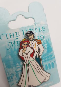 Disneyland Paris The Little Mermaid Ariel & Eric Pin Trading Badge