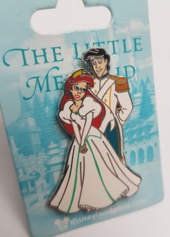 Disneyland Paris The Little Mermaid Ariel & Eric Pin Trading Badge