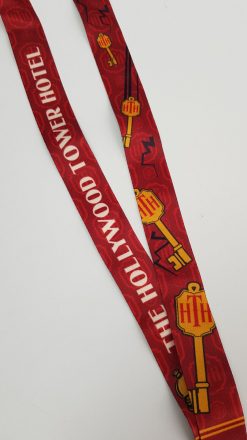 Disneyland Paris Tower Of Terror Hotel Pin Trading Lanyard