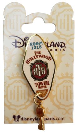 Disneyland Paris Tower Of Terror Room Key Pin Trading Badge