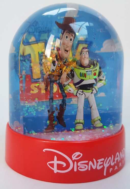 Disneyland Paris Toy Story Plastic Snow Globe