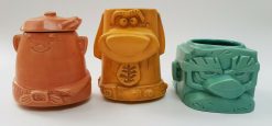 Disneyland Paris Up 3 Mugs Stackable Totem Pole Set