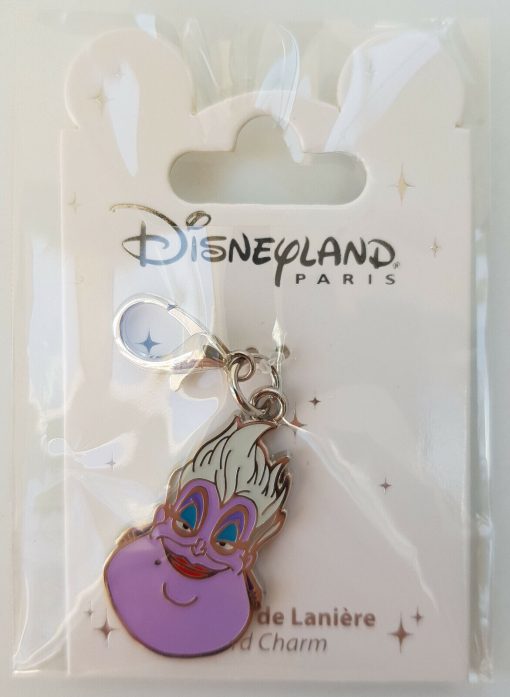 Disneyland Paris Ursula Pin Trading Lanyard Charm Clip