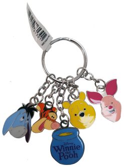 Disneyland Paris Winnie The Pooh & Friends Faces Charm Keyring