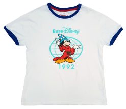 EuroDisney 1992 Disneyland Paris 30th Anniversary T-Shirt Adults S Small Vault