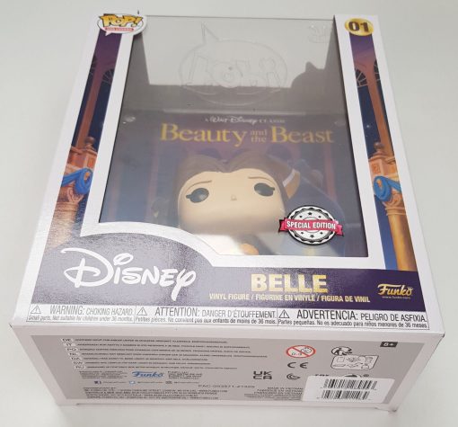 Funko Disney Beauty & The Beast VHS Cover & Belle Pop Vinyl Figure Special Edition