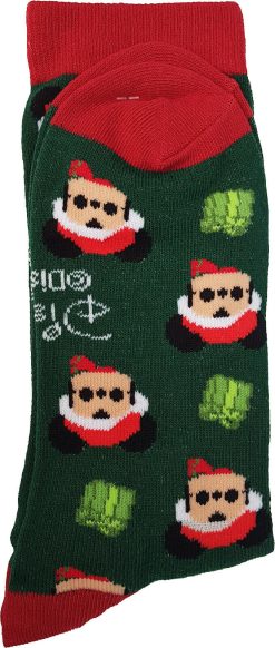 Funko Pop Disney Christmas Santa Mickey Mouse Novelty Socks Adults One Size