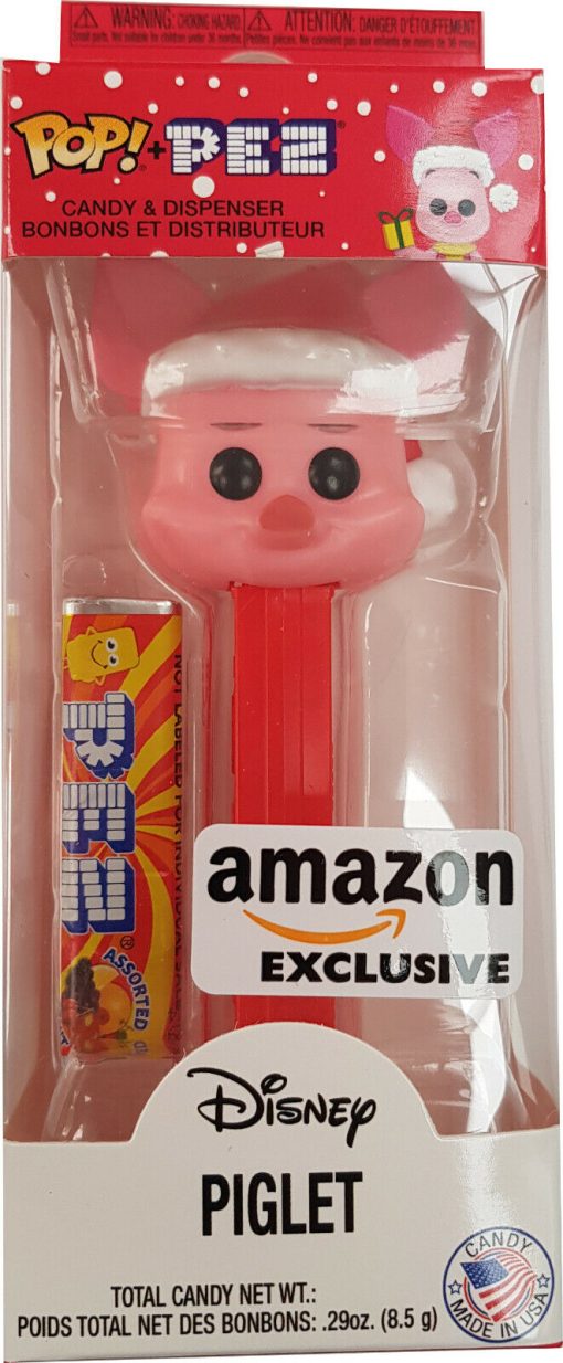 Funko Pop Disney Winnie The Pooh & Piglet Christmas Holiday Pez Dispenser Amazon Exclusive