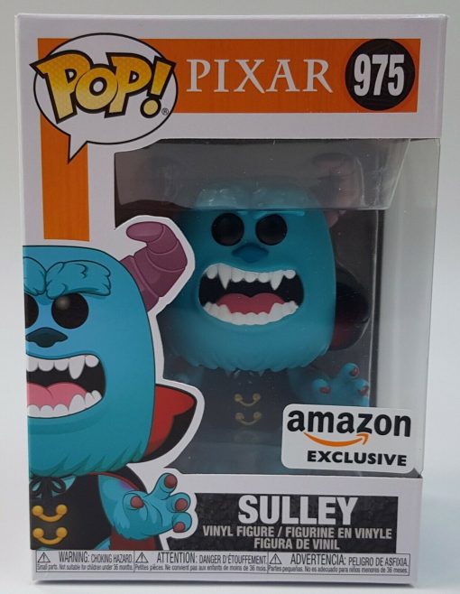 Funko Pop Pixar Halloween 976 Woody & 975 Sulley Amazon Collectors Box Size Medium