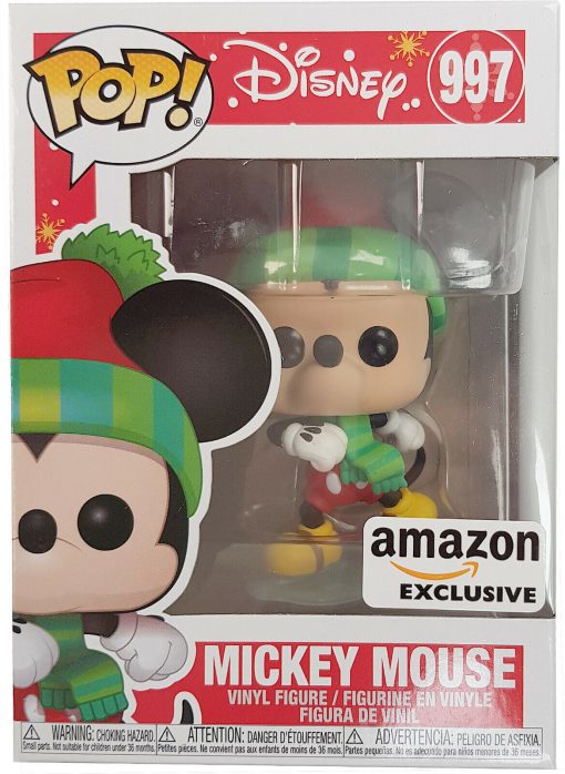 Funko Pop Vinyl 997 Disney Mickey Mouse Christmas Holiday Amazon USA Exclusive