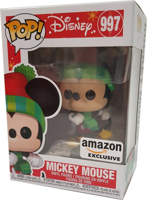 Funko Pop Vinyl 997 Disney Mickey Mouse Christmas Holiday Amazon USA Exclusive