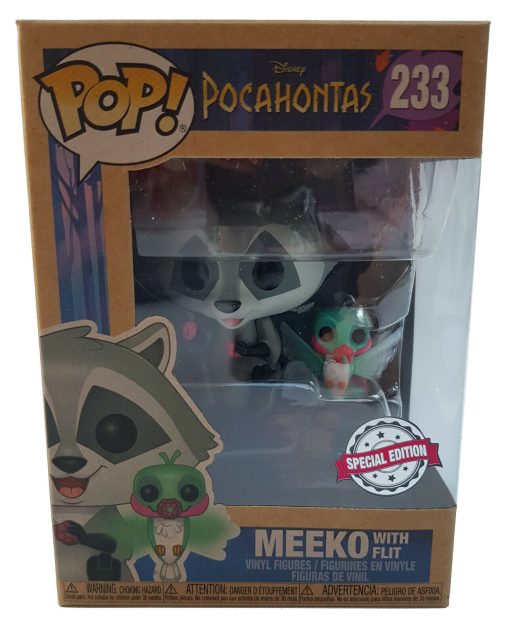 Funko Pop Vinyl Pocahontas Meeko & Flit Figure 233 Special Edition