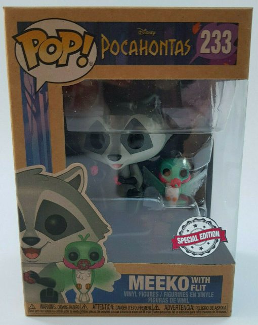 Funko Pop Vinyl Pocahontas Meeko & Flit Figure 233 Special Edition