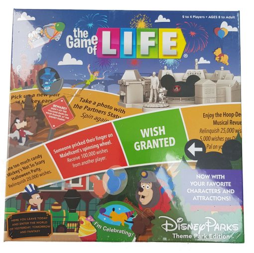 Hasbro Game Of Life Theme Parks Attraction Edition The Board Game