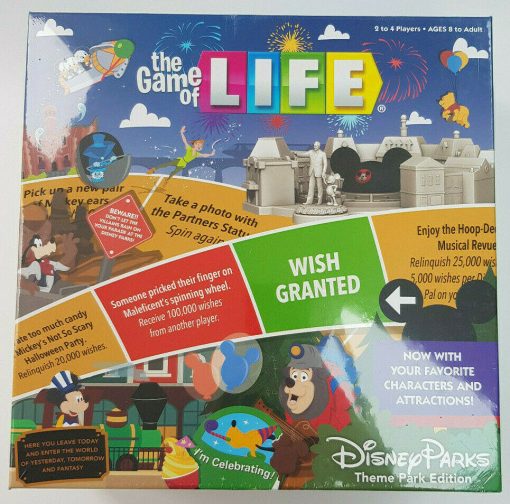 Hasbro Game Of Life Theme Parks Attraction Edition The Board Game