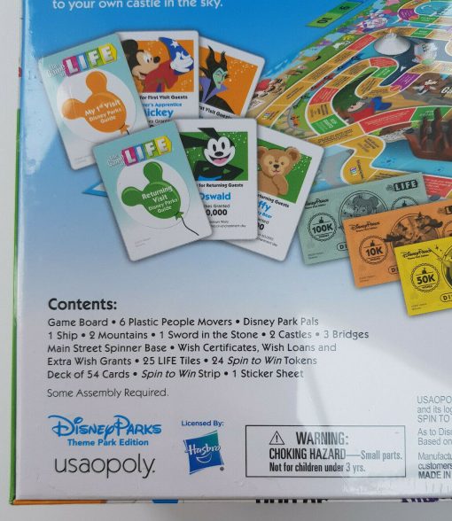 Hasbro Game Of Life Theme Parks Attraction Edition The Board Game