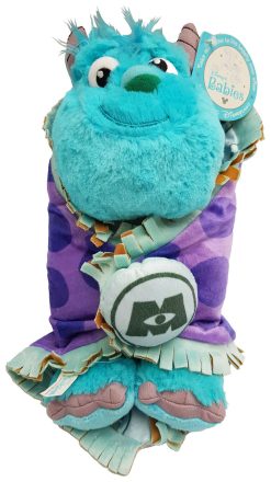 Hong Kong Disneyland Babies Monsters Inc Sully & Blanket Soft Plush Toy