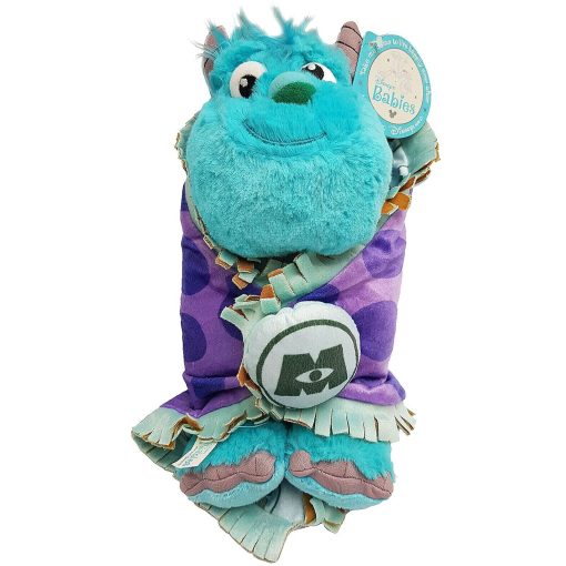 Hong Kong Disneyland Babies Monsters Inc Sully & Blanket Soft Plush Toy