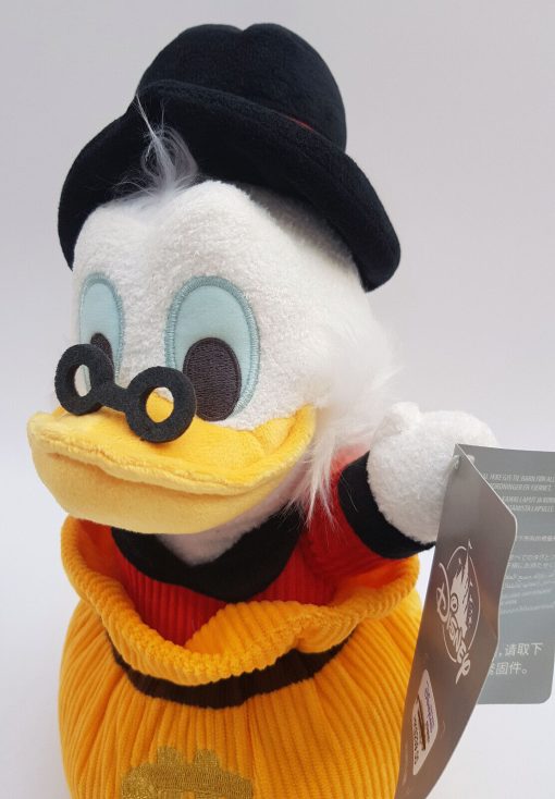 Hong Kong Disneyland Scrooge McDuck Money Bag Plush Soft Cuddly Toy