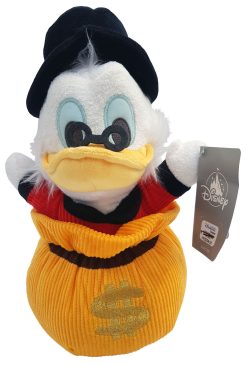 Hong Kong Disneyland Scrooge McDuck Money Bag Plush Soft Cuddly Toy