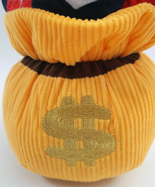 Hong Kong Disneyland Scrooge McDuck Money Bag Plush Soft Cuddly Toy