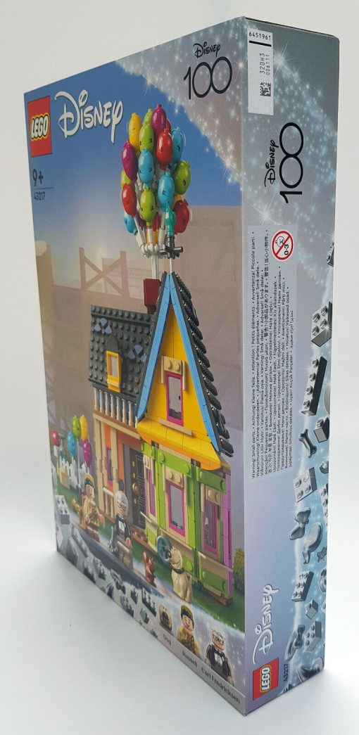 LEGO 43217 Disney 100 Pixar Up Carls House Balloons Russell Dug Figures Home Set