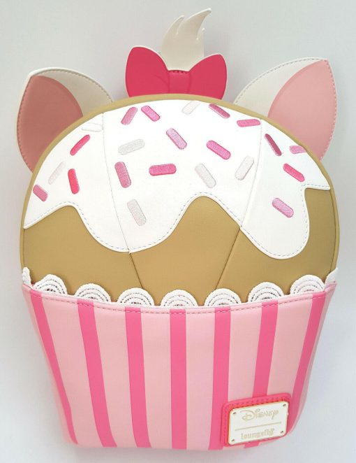 Loungefly Disney Aristocats Marie Sweets Cupcake Shaped Mini Backpack