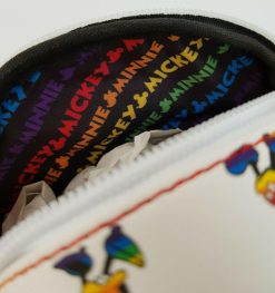 Loungefly Disney Mickey & Minnie Mouse Rainbow Wristlet